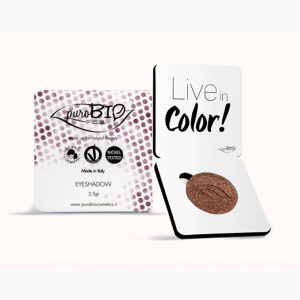 PuroBio cosmetics PuroBio Ombretto in Cialda n. 15 â€“ Duo chrome Rosa Antico e Tortora