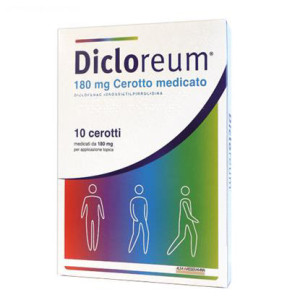 Alfasigma Dicloreum Antinfiammatorio Locale 180 Mg 10 Cerotti medicati