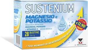 menarini SUSTENIUM MAGNESIO E POTASSIO 28 bustine promo 2026
