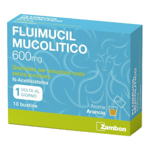 Zambon FLUIMUCIL MUCOLITICO 600 mg Granulato 10 Bustine