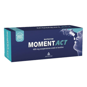 Angelini pharma Momentact Analgesico Sospensione Orale 400 mg 8 Bustine