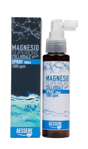 Aessere Magnesio Superiore Colloidale Plus 1000 ppm spray