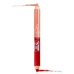 PuroBio cosmetics PuroBio Matitone DUO Labbra DAY&NIGHT (rossetto all over Rosa corallo â€“ rossetto Rosso ciliegia)