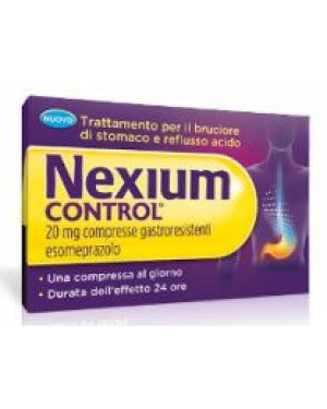 Haelon Italy srl NEXIUM CONTROL 20 MG 14 COMPRESSE GASTRORESISTENTI