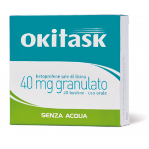 DompÃ¨ OKITask 40mg granulato senza acqua 20 bustine orosolubili