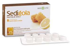 Bios Line APIX Sedigola Pastiglie Gola (gusto miele limone)