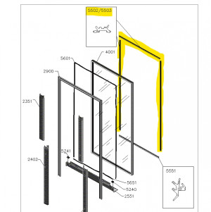 VELUX Scheibendichtung GGU GPU 5502 5503 V21
