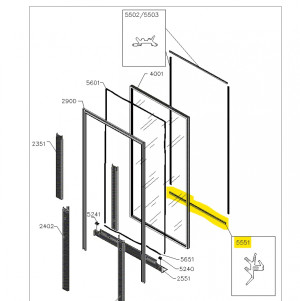 VELUX Scheibendichtung GGU GPU 5551 V21