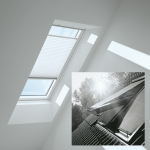 VELUX FOL P08 1016SWL Plissee und Hitzeschutzmarkise