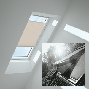VELUX FOL P08 1259SWL Plissee und Hitzeschutzmarkise