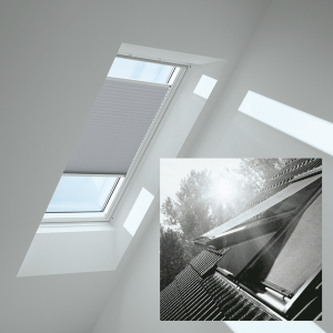 VELUX FOL MK06 1282SWL Plissee und Hitzeschutzmarkise