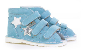 Buty profilaktyczne Danielki TA125 niebieski biały