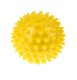 Piłka rehabilitacyjna 6,6cm żółta