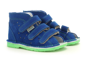 Buty profilaktyczne Danielki TX105 niebieski fluo z
