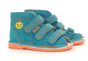 Buty profilaktyczne Danielki T105E turkus fluo p