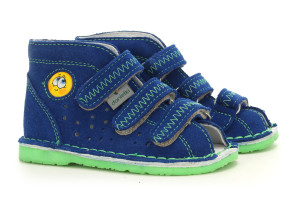 Buty profilaktyczne Danielki T105E blue fluo z