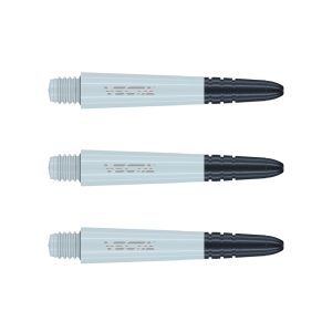 Dartskaft | Vecta Short White 34mm 7025.102 | Winmau | Hållbar komposit, lätt polykarbonatstomme, aluminiumlegerade spetsar, 3-pack | Dartskaft, darts