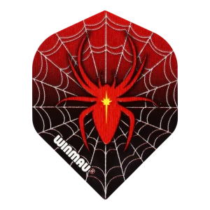 Dart Flights | Winmau Mega Standard Red Spider 6900.103 | Winmau | 3-pack, vikt 2.5g, mått 45 × 1 × 111 mm | Aerodynamisk design, passar både nybörjar
