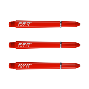 Dartskaft | Winmau Pro Force Medium Red 7011.203 | Winmau | Nylon, 46 mm, 3,2 g | Hållbara dartskaft för nybörjare och erfarna spelare