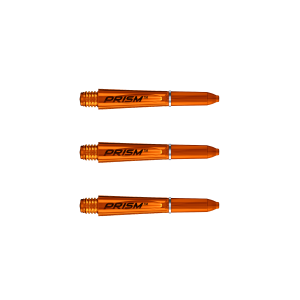 Dartskft | Winmau Prism 1.0 Extra Short 7015.001 | Winmau | Längd: 27 mm, Vikt: 3,2 g, Transparent design, 3-pack | Dartskaft för tävling och träning,