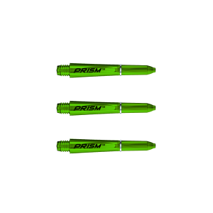 Dartpil Skaft | Winmau Prism 1.0 Extra Short Dartskaft | Winmau | 27 mm, Transparent, 3-pack | Darttillbehör, Stabilitet, Precision