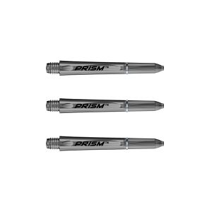 Dartpilar | Winmau Prism Force 1.0 Short Grey Dartskaft | Winmau | Längd 35 mm, Vikt 3,2 g, Transparent design | Darttillbehör, Dartskaft för amatörer
