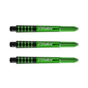 Dartpilar | Winmau Prism Force 1.0 Dartskaft Medium Green | Winmau | Längd 46 mm, Vikt 3.2 g, Polykarbonat | Hållbara Dartskaft, Slitstarka skaft, Dar