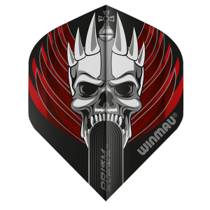 Dart Flights | Winmau Prism Alpha Black & Red 6915.122 | Winmau | 3-pack, Vikt: 3g, Mått: 40x1x111mm | Aerodynamiska, Stabilitet, Precision, Kontroll