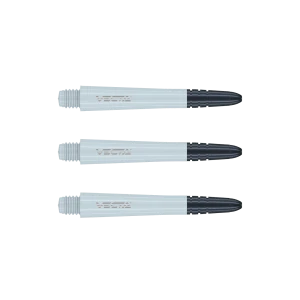 Dartpilar | Winmau Vecta Intermediate White 37mm | Winmau | 3-pack, vikt 3.3 g, polykarbonat med aluminiumspetsar | Dartskaft för nybörjare och erfarn