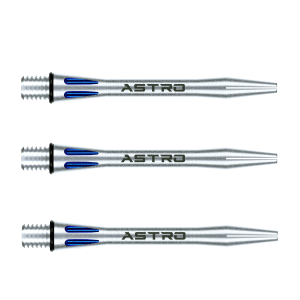 Dartpilar | Astro Aluminium Blue Intermediate 7012-403 Dartskaft | Astro | Aluminium, Längd 41 mm, Vikt 55 g, 3-pack | Darttillbehör, Precision, Turne