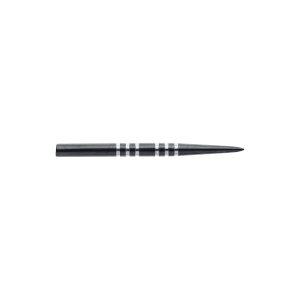 Dartspetsar | Re-Grooved Points 8375 32mm | Standard Black Points 8610B | Bytbara spetsar, 3 g vikt, för både hobby- och tävlingsspelare | Dartutrustn