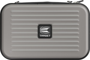 Dartfodral | Target Takoma XL Case Grey | Target | Plats för 6 pilar, extra utrymme för tillbehör, mått: 18x13x4.5 cm, vikt: 244 g | Robust och prakti