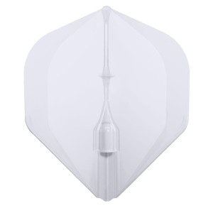 Dart Flights | L-Style Champagne Flights L1EZ White | L-Style | Hållbar konstruktion, 3-pack, vit design | Perfekt för nybörjare och erfarna spelare,