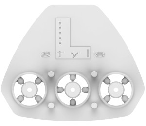 Dart Tillbehör | L-Style Gomu Stolpspännare | L-Style | 50 × 1 × 100 mm, Vikt: 2 g, Engångsbruk | Dartspel, Greppoptimering, Stabilitet