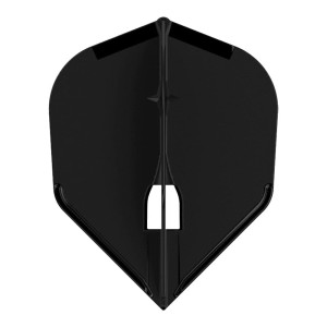 Dart Flights | L-Style L3PRO Shape Black Flight 3-pack | L-Style | Hållbar, robust konstruktion, passar alla skaft | Dartutrustning för nybörjare och