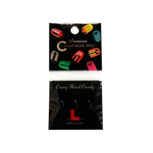 Dart Pil Tillbehör | Premium Champagne Ring Black | L-Style | 50 mm, 1 mm diameter, 1.6 g | Flight låsning, Dartspelare, Hållbarhet