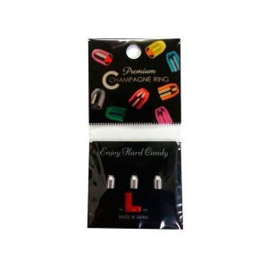 Dart Tillbehör | Premium Champagne Ring Silver | L-Style | 3-pack, lättviktiga (1,6 g), hållbara material, dimensioner 50 x 1 x 100 mm | Stabil flight