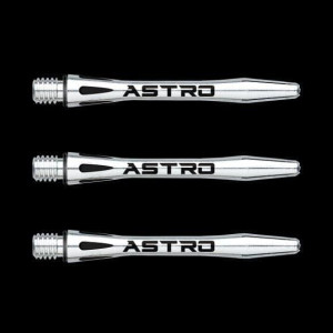 Dartskaft | Astro Aluminium Intermediate 7012-401 | Astro | 41 mm, 55 g, 3-pack | Dartskaft, aluminium, laserskärning, stabil kastning