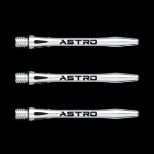 Dartpilsskaft | Astro Aluminium Medium 7012-201 | Astro | Längd: 47 mm, Vikt: 55 g, Material: Aluminium, Färg: Svart | Dartskaft för hobby och tävling