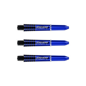 Dartskaft | Winmau Prism Force Short Blue 7020.103 | Winmau | Längd 35 mm, 3-pack, Blå färg | Dartskaft för nybörjare och erfarna spelare, förbättra d