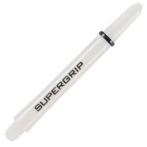 Dartskaft | Harrows Supergrip Shaft White - Short | Harrows | Slitstark nylon, 3-pack, olika längder | Darttillbehör, dartskaft för kontroll och preci
