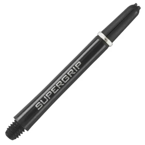 Dartpilstillbehör | Harrows Supergrip Shaft Black - Short | Harrows | Nylon, 4g, 3-pack | Stabilitet och hållbarhet för dartspelare