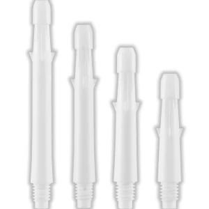 Dartskaft | L-Shaft Locked Straight White 260 | L-style | 260 mm, 2 g, låsningsfunktion, för hobby- och proffsspelare | Dartutrustning, darttillbehör