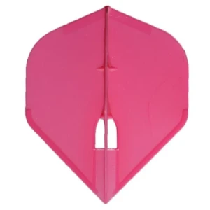 Dart Flights | L-Style L1PRO Standard Hot Pink Flights | L-Style | Hållbara och stabila, 3-pack | Dartutrustning, spelare, nybörjare, tävlingar