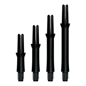 Dartskaft | L-Shaft Locked Straight Black 190L-Style | L-Style | 190 mm, svart, lättvikt (2 g) | Stabilitet, hållbarhet, flights kompatibla