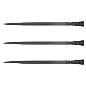 Dartspetsar | Red Dragon Raptor Gripped Black 50mm | Red Dragon | 4g, svart design, grippad yta | Darttillbehör för nybörjare och proffs, hög precisio