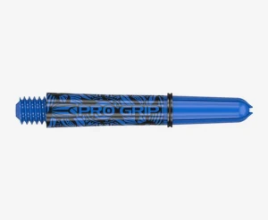 Dartskaft | Target Pro Grip Ink 3 Set - Blå - Intermediate | Target | 9 skaft, 8 g, mått: 80 × 2 × 100 mm | Anpassningsbara darttillbehör för nybörjar