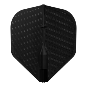 Dart Flights | L-Style L1EZ Dimple Flight - Svart | L-Style | Aerodynamisk design, förbättrat grepp, tre färgval | Dartutrustning, dartspelare, hög pr