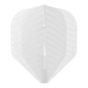 Dart Flights | L-Style L1EZ Dimple Flight Clear | L-Style | Hållbar, dimple-yta för bättre grepp och aerodynamik, 3 färger (Clear, Röd, Svart) | Dartt