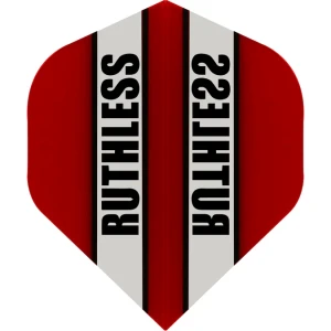 Ruthless Clear Panel Classic Flights Standard - Röd